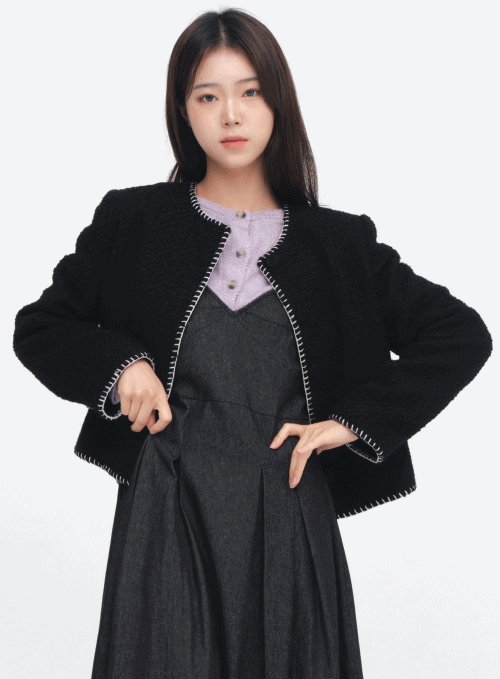 Stitched Short Jacket