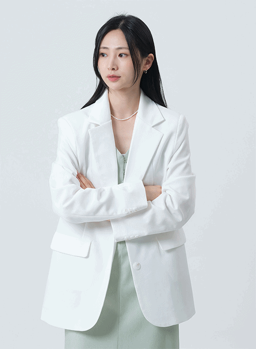 Minimalist Slim Fit Blazer Jacket OY16