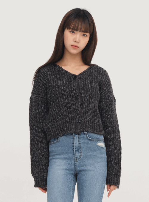 Mixed Color Cardigan