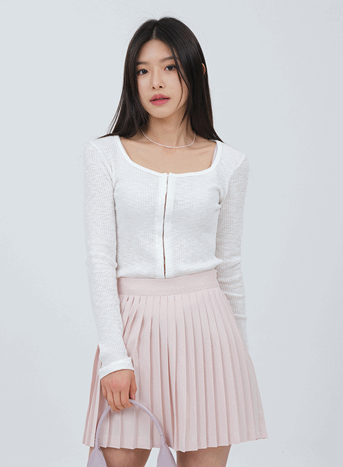 Square Neck Hook Cardigan OA29