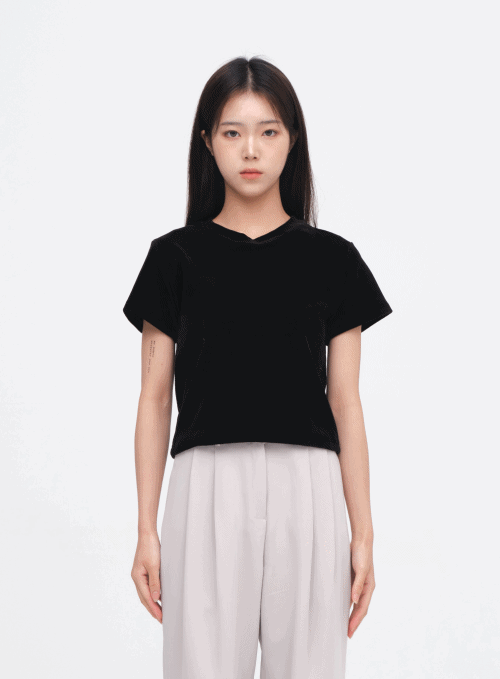Velvet Short Sleeve Tee