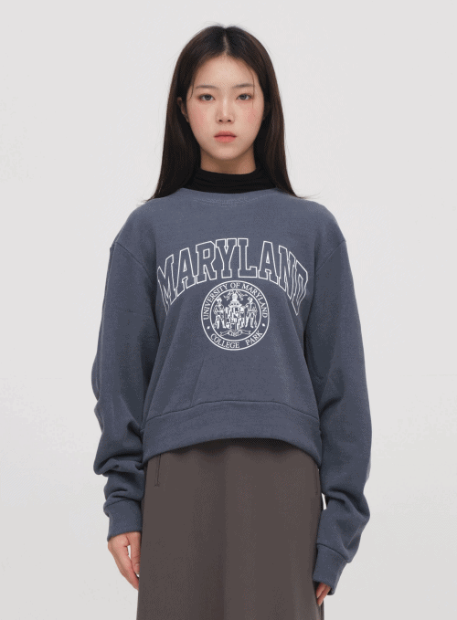 Letter Printed Sweatshirt