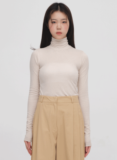 Long Sleeve Turtleneck T-Shirt