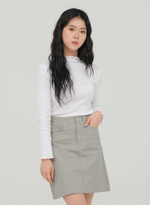 Half Turtleneck Top