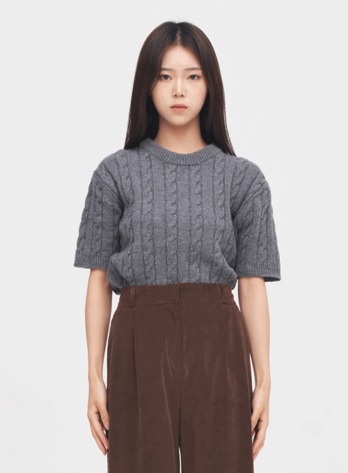 Lambs Wool Cable Knit