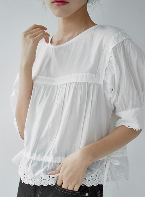 Floral Lace Pattern Blouse