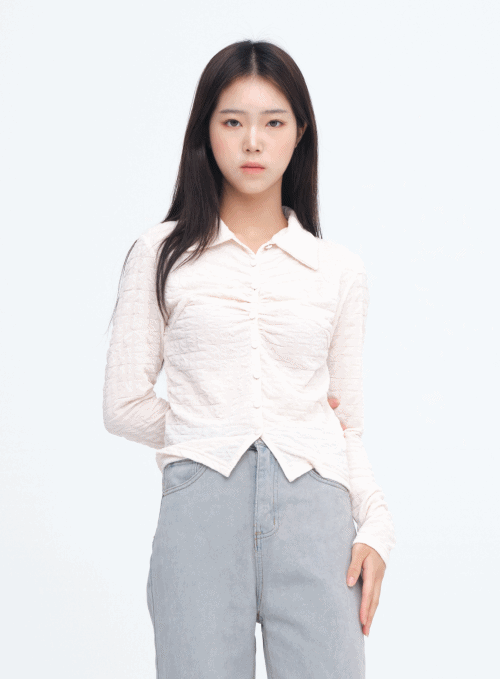 Wrinkle Collar Shirt