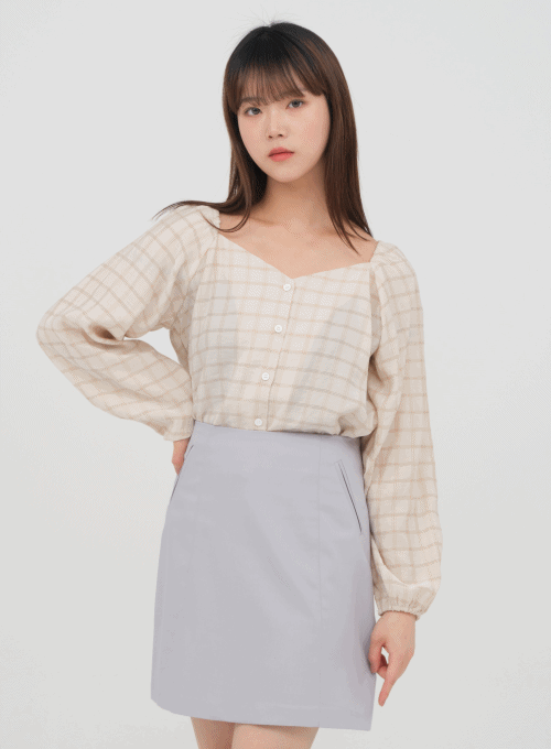 Checked Blouse