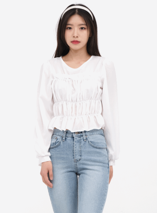 Shirring Blouse