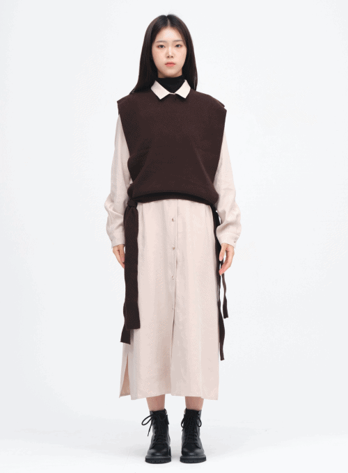 Side Ribbon Vest