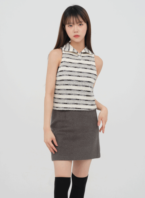 Striped Sleeveless Top
