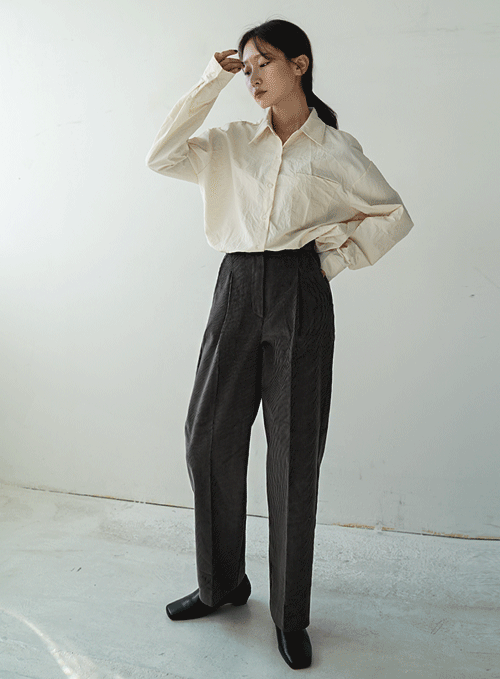 Corduroy Wide Leg Pants
