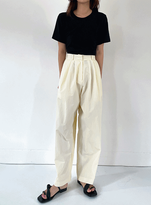Pintuck Overfit Pants