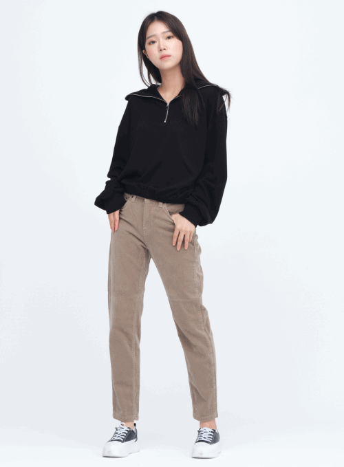 Straight Fit Corduroy Pants