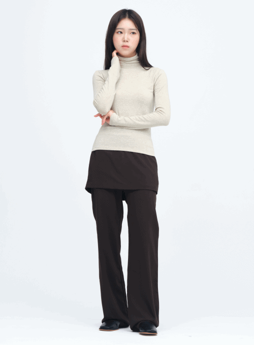 Skirt Overlap Pants