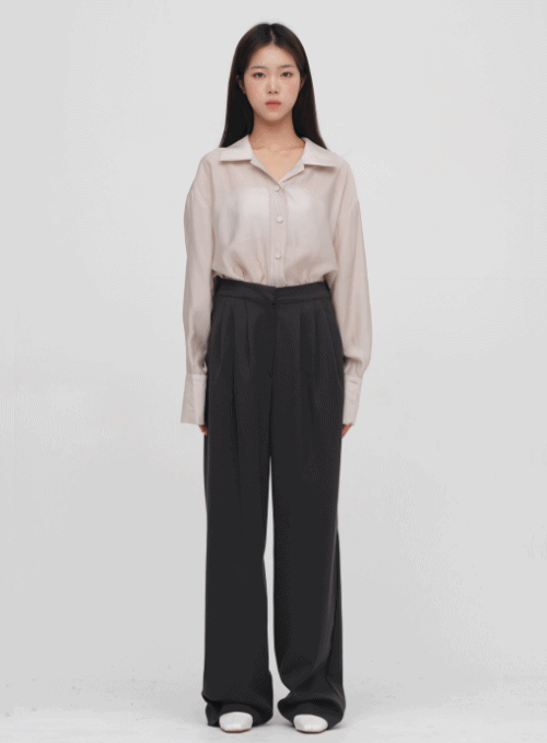 Formal Pintuck Slacks