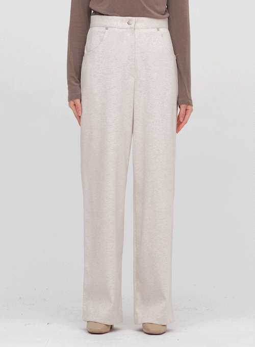 Wide Cotton Slacks