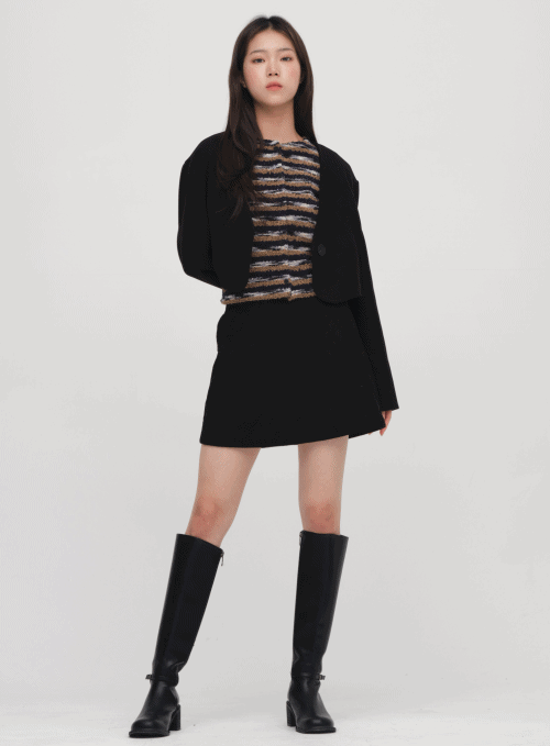 Padded Mini Skirt