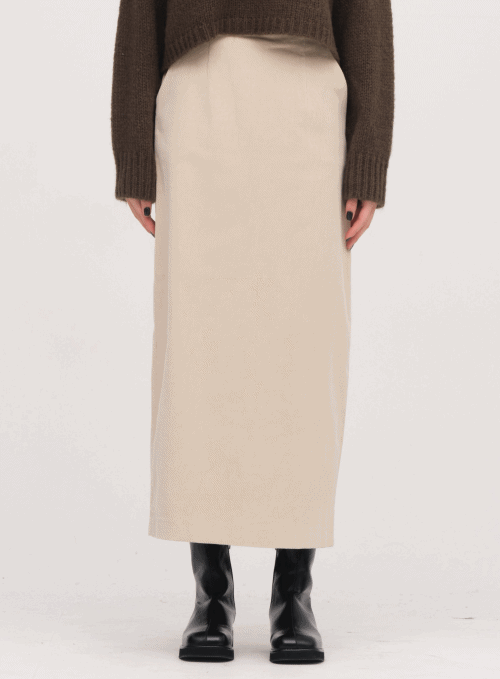Corduroy H-Line Skirt