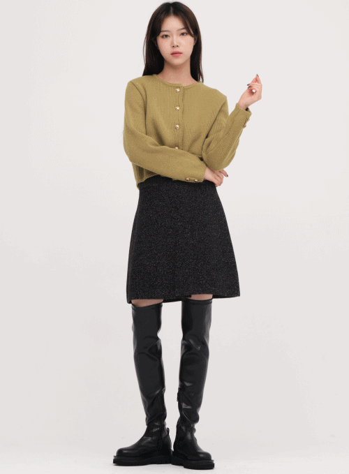 Wool Mini Skirt