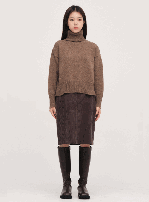 Corduroy Midi Skirt