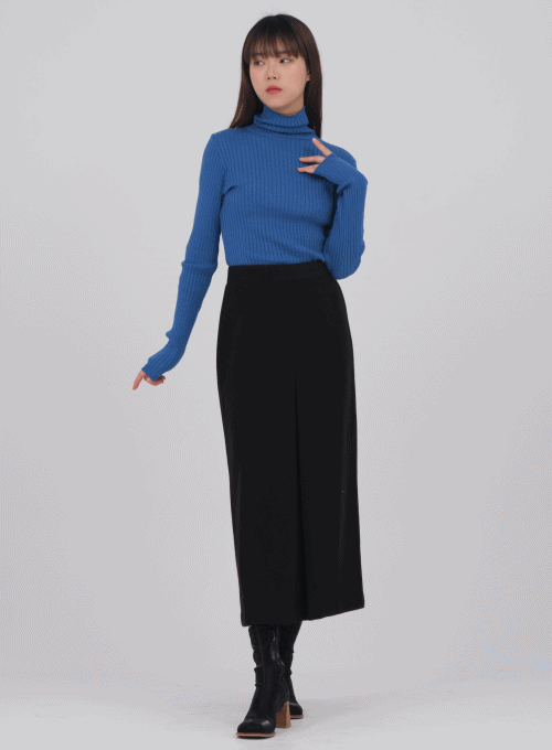 Wool Maxi Skirt