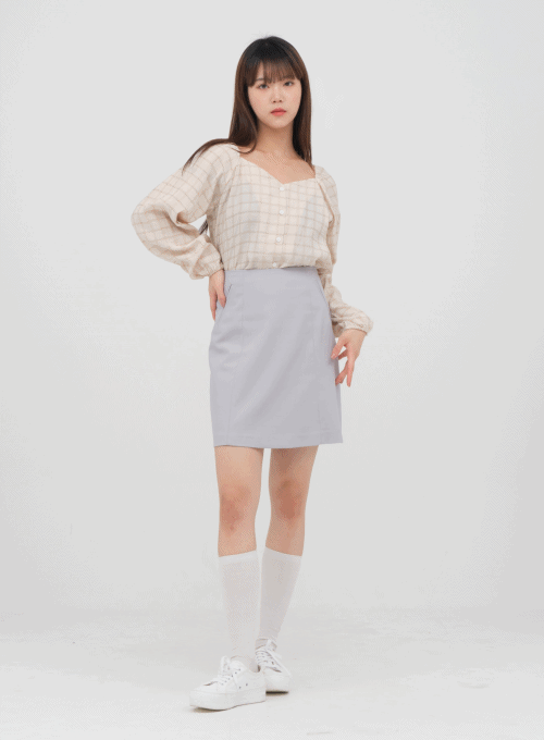 High Waist Mini Skirt