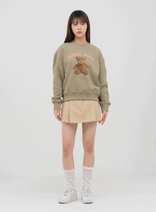 Pleated Mini Skirt