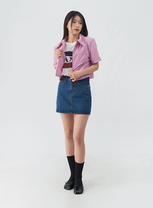 Basic Mini Denim Skirt OY24
