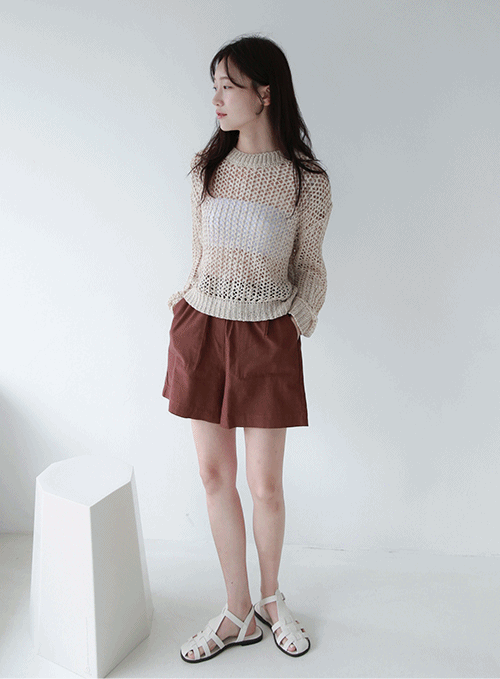 Summer Banded Short Pants