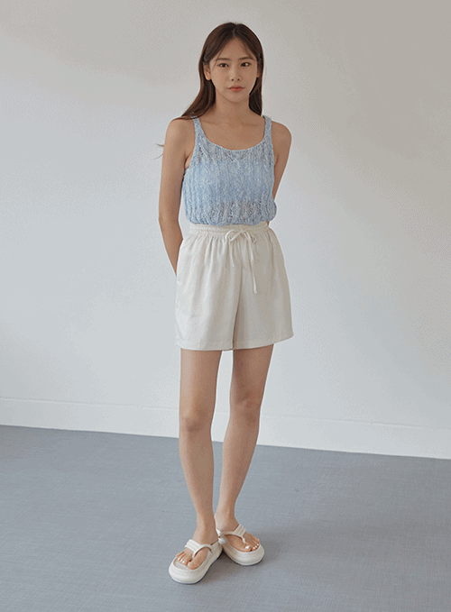 Summer Banded Short Pants