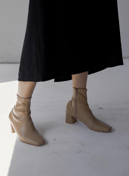 Slim Square Ankle Boots