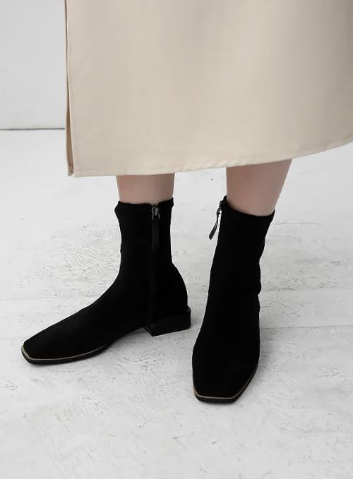 Slim Zip-Up Ankle Boots