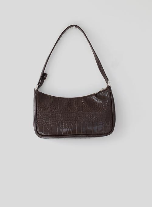 Crocodile Pattern Saddle Bag