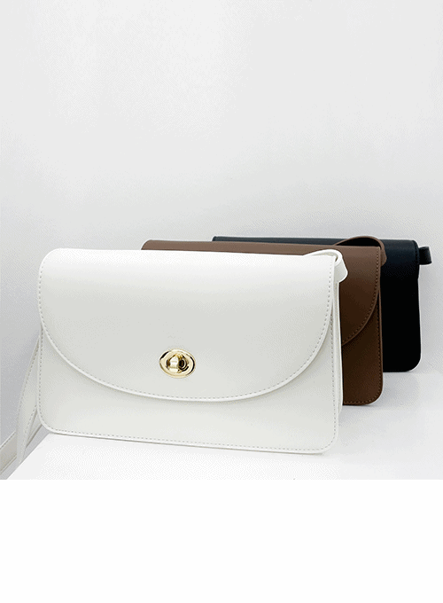 Crossbody Bag with Classic Button