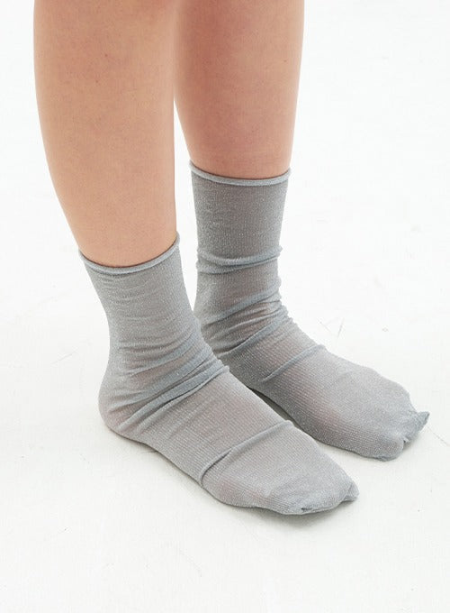 Shimmer Glitter Socks CA04