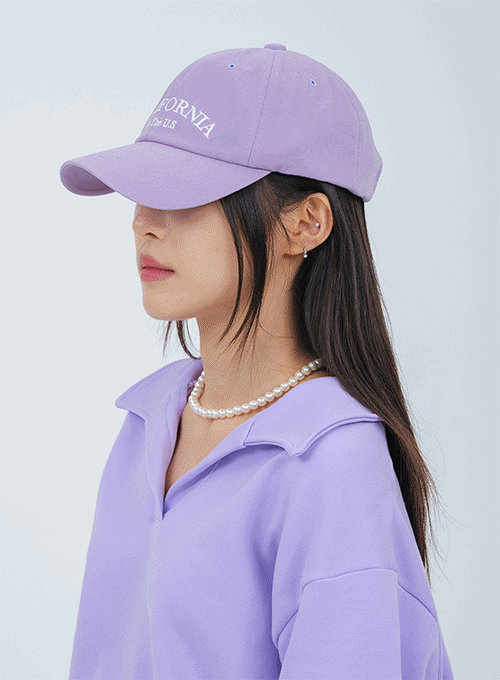 California Lettered Baseball Cap OA29