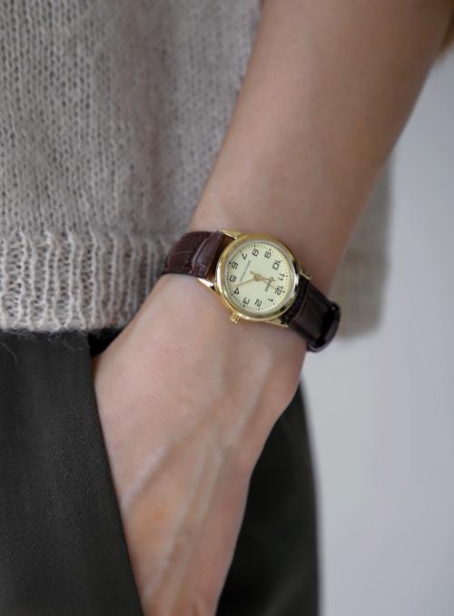 Classic Brown Casio Watch