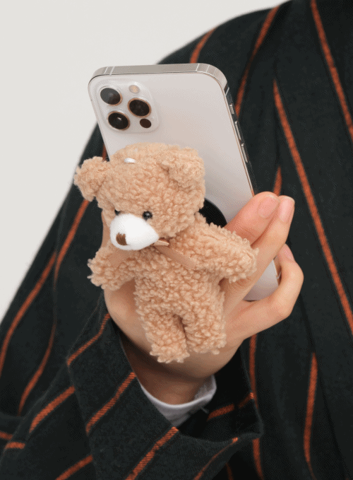 Teddy Bear Cellphone Case Grip Talk