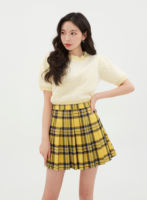 Colorblock Short Sleeve Knit BM21
