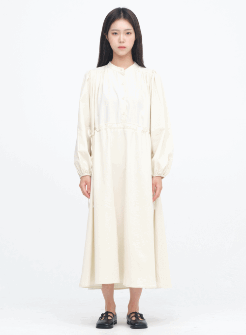 Button-Up Long Dress