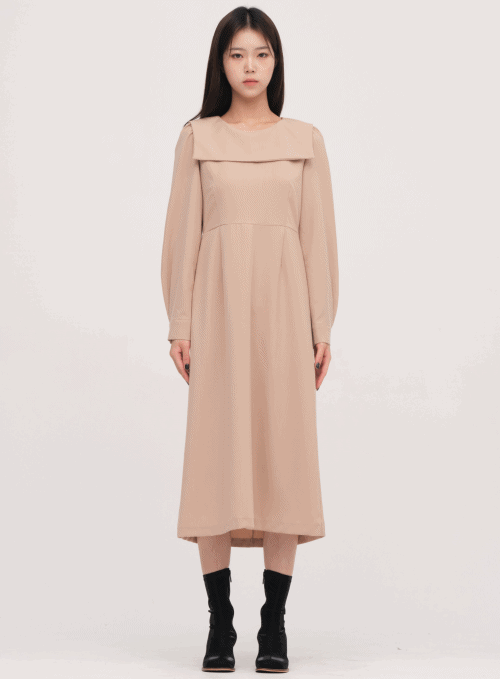 Square Collared Dress