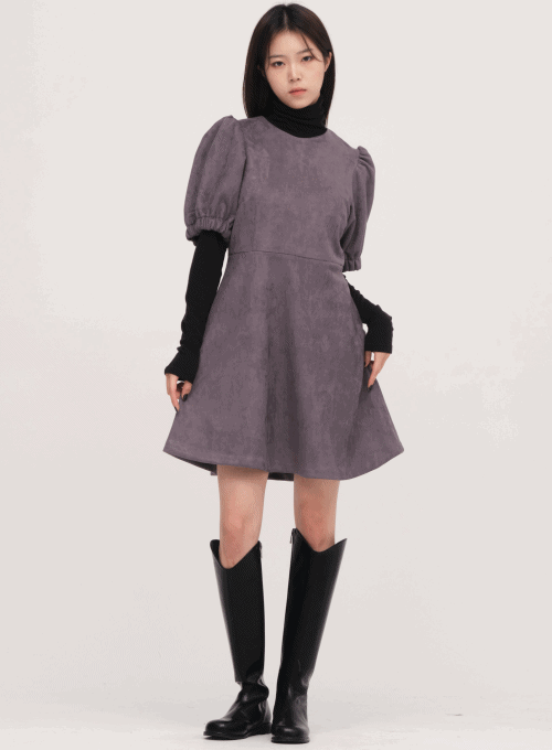Suede Mini Dress