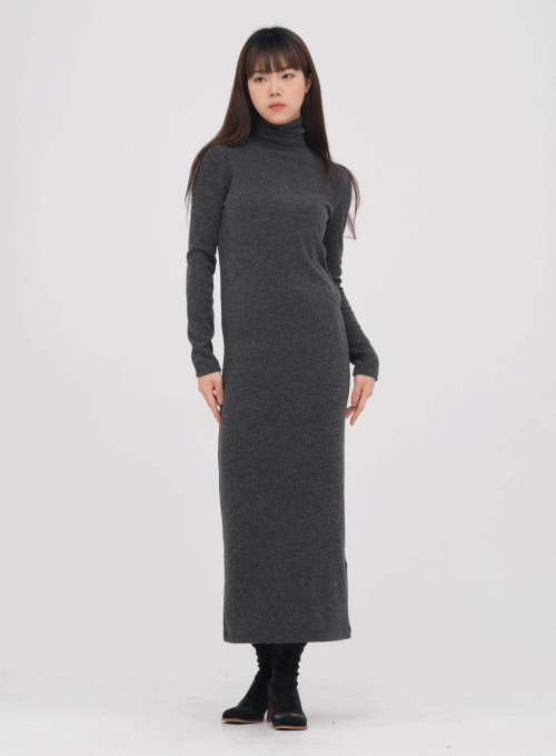 Turtleneck Maxi Dress