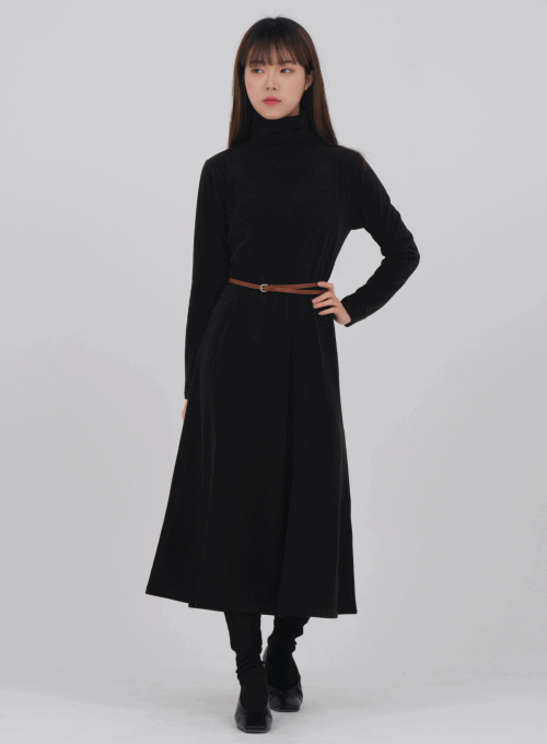 Turtleneck Maxi Dress