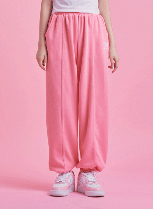 M Embroidered Sweat Pants BM10