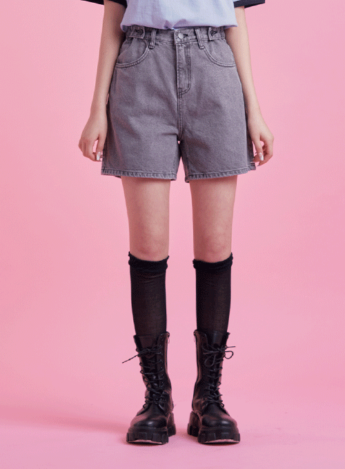 Side Button Shorts BY12