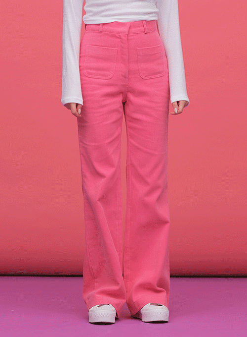 Corduroy Bootcut Pants