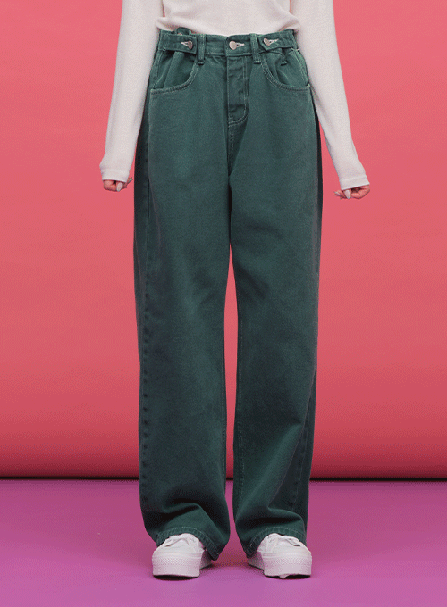 Colorful Wide Leg Pants