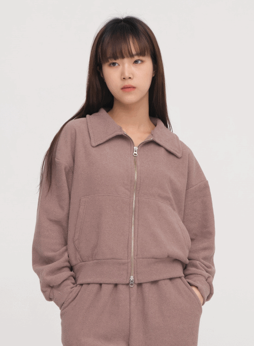 Zip-Up Track Suit Jacket